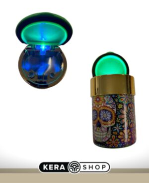 Luxe Sugar Skull Asbak met LED-verlichting